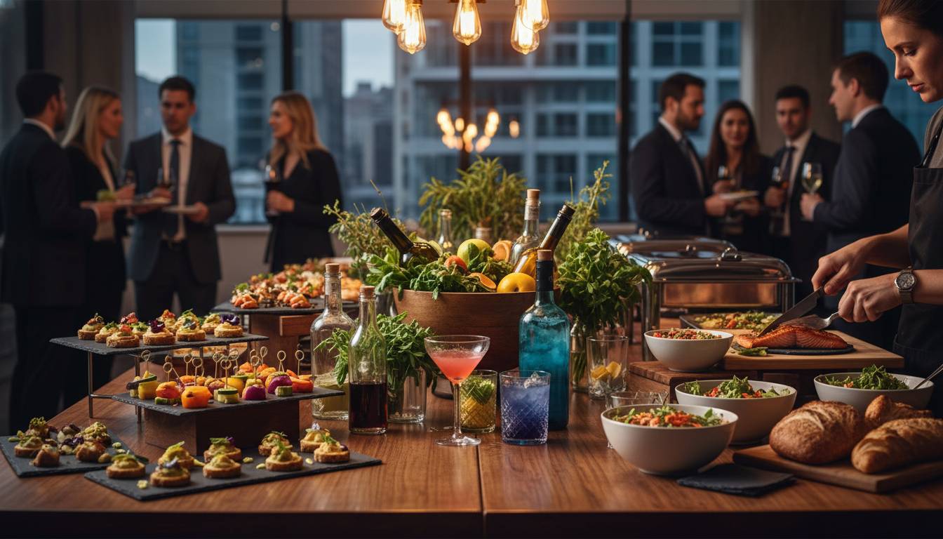What is corporate event catering?
